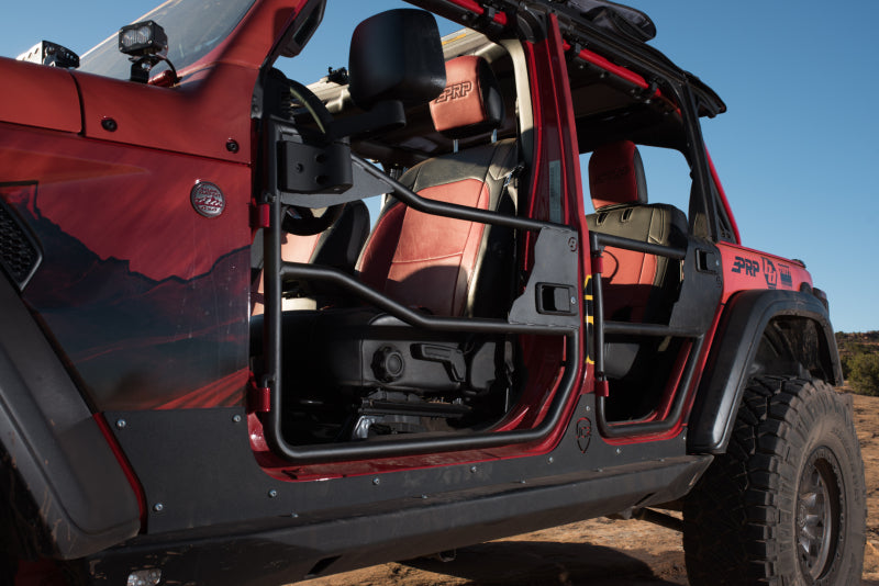 Bestop Element Doors Matte Black — '20-'22 Gladiator / '18-'22 Wrangler JL Front