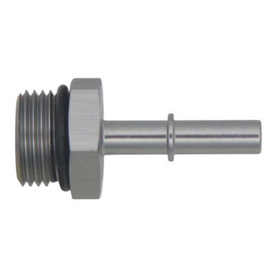 DeatschWerks 10AN ORB Male to 5/16in Male EFI Quick Connect Adapter — DW Titanium