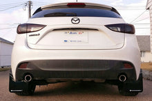 Load image into Gallery viewer, Rally Armor 14-18 Mazda3/Speed3 Black UR Mud Flap w/ White Logo