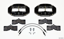 Cargar imagen en el visor de la galería, Wilwood D8-6 Front Caliper Kit Black Corvette C2 / C3 65-82