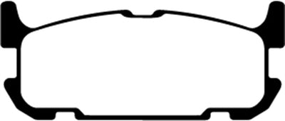EBC Greenstuff High-Performance Rear Brake Pads — Fits 2004-2005 Mazda Miata