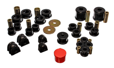 Energy Suspension Hyper-Flex Master Bushing Set Black — Fits 02-06 Subaru Impreza WRX
