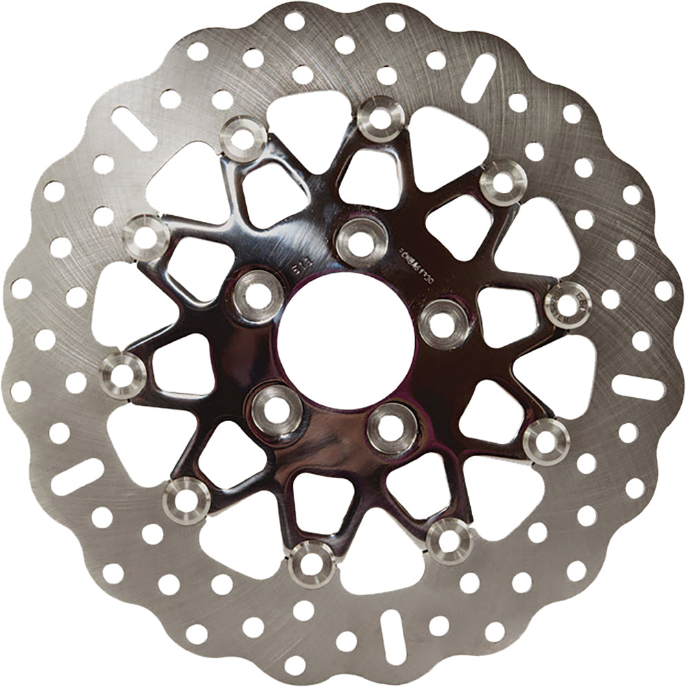 EBC V-Twin Brake Rotor 11.5" Floating 10 Spoke Front (FSD025CBLK)
