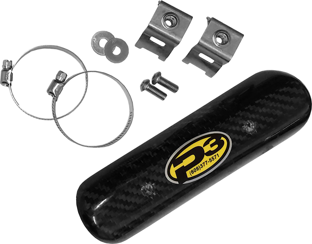 P3 Heat Shield Carbon Fiber 5" Universal (200005)