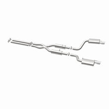 Cargar imagen en el visor de la galería, MagnaFlow 11-12 Dodge Charger SRT-8 Hemi Dual Split Rear Exit Stainless Cat-Back Performance Exhaust