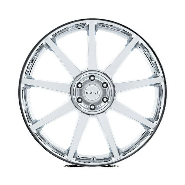 Llantas Status ST002 22X9.5 6X5.5 CROMADAS 25MM