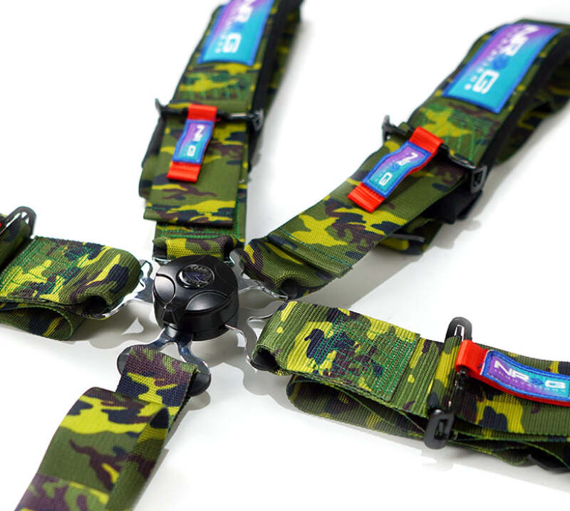 NRG 5-Point 3-inch Seat Belt Harness with Cam Lock — Blue