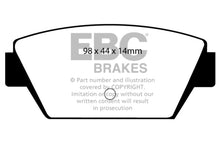 Cargar imagen en el visor de la galería, EBC 93-94 Eagle Talon 1.8 Greenstuff Rear Brake Pads