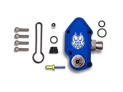 Sinister Diesel 6.0L Powerstroke Blue Spring Kit with Adjustable Billet Housing — Fits 2003-2007 Ford F-250/F-350 Super Duty