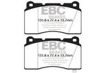 EBC 09+ Hyundai Genesis Coupe 2.0 Turbo (Brembo) Bluestuff Front Brake Pads