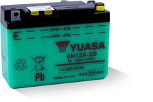 Cargar imagen en el visor de la galería, Yuasa 6N12A-2D Conventional 6 Volt Battery