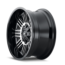 Load image into Gallery viewer, ION Type 144 20x10 / 8x180 BP / -19mm Offset / 124.1mm Hub Black/Machined Wheel