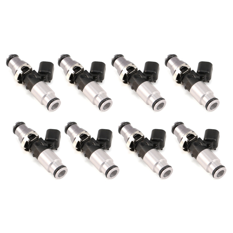 Injector Dynamics 1750-XDS Fuel Injector Set - 60mm Length, 14mm Grey Top - Set of 8