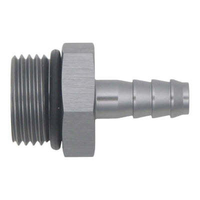 DeatschWerks 10AN ORB Male to 5/16in Triple Barb Fitting (Incl O-Ring) - DW Titanium