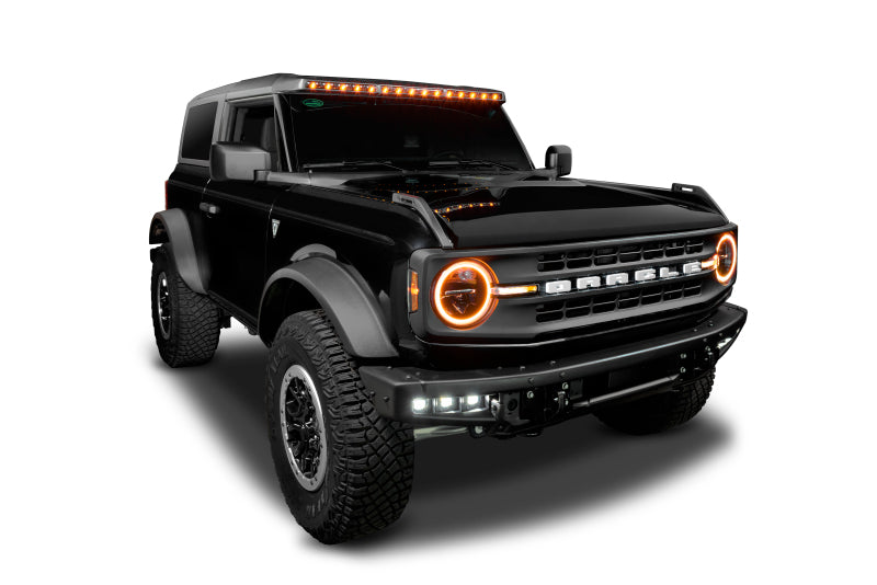 Sistema de barra de luces LED para parabrisas y techo integrados Oracle 2021+ Ford Bronco VER GARANTÍA