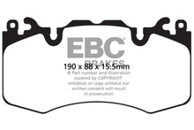 Cargar imagen en el visor de la galería, EBC 13+ Land Rover Range Rover 3.0 Supercharged Yellowstuff Front Brake Pads