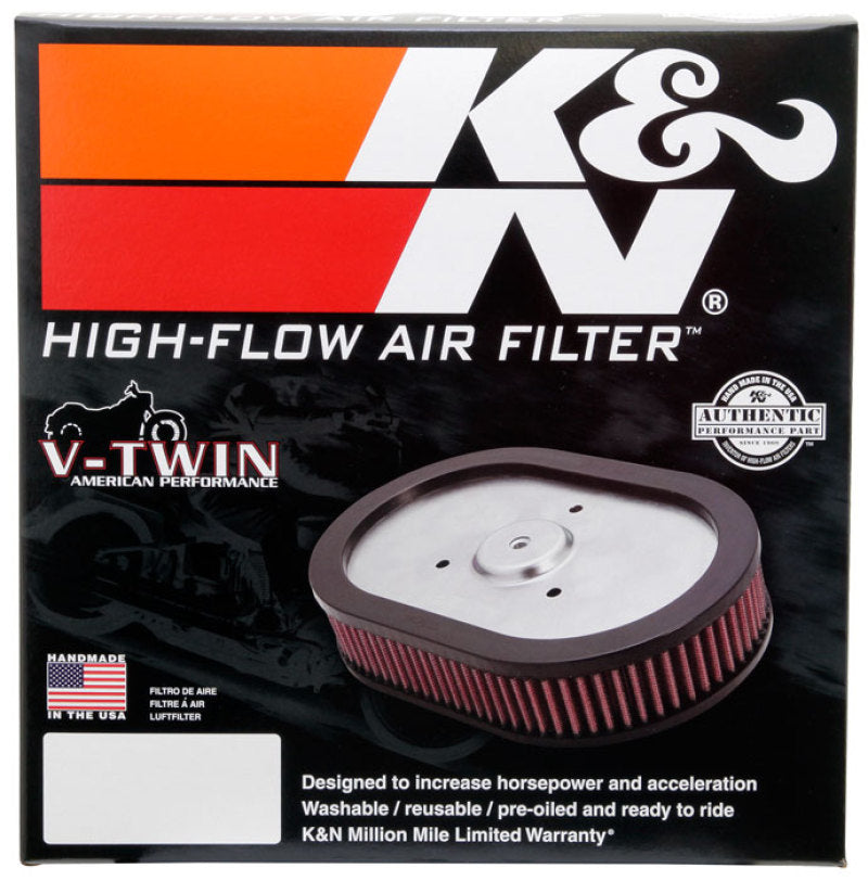 K&N High-Flow Air Filter — Replacement — Fits Buell Firebolt/Lightning/Ulysses