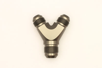 DeatschWerks 8AN to 8AN to 10AN Y-Block Fitting