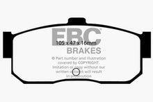 Cargar imagen en el visor de la galería, EBC 91-97 Infiniti G20 2.0 Greenstuff Rear Brake Pads