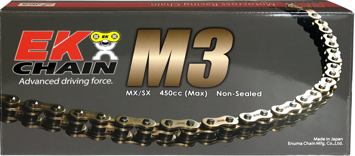 EK Chain M3 NON-Sealed 520-120L GLD (520M3-120G)