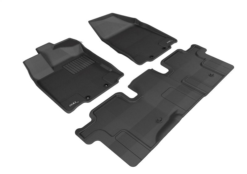 3D MAXpider 13-20 Nissan Pathfinder Kagu Black Full Set