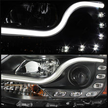 Cargar imagen en el visor de la galería, Spyder Volkswagen Jetta 11-14 Projector Headlights Halogen Light Tube DRL Blk PRO-YD-VJ11-LTDRL-BK