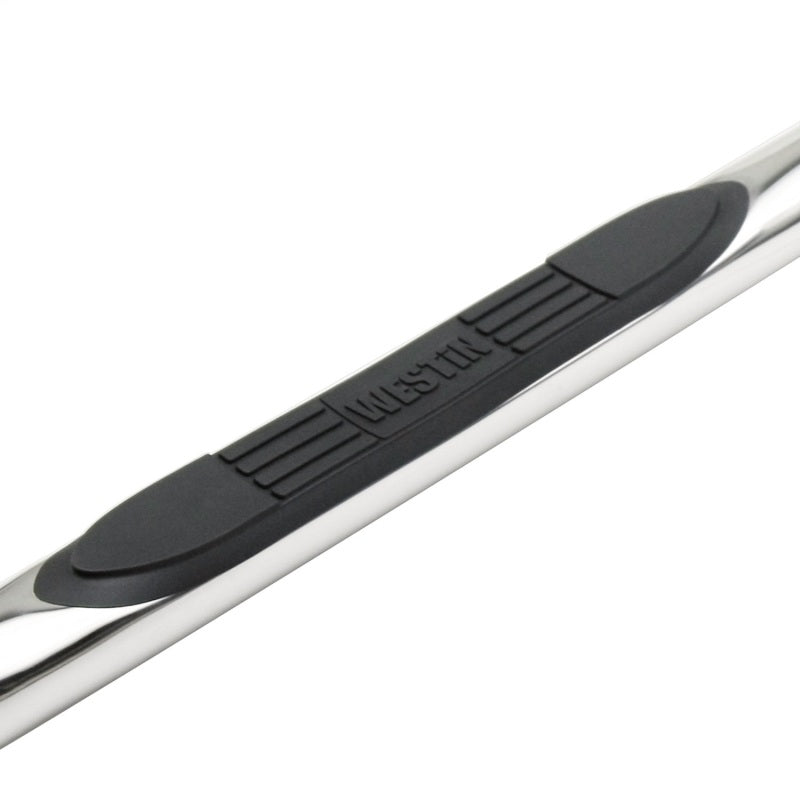 Westin E-Series 3" Nerf Step Bars - Stainless Steel — Fits 1980-1997 Ford F-Series Reg Cab