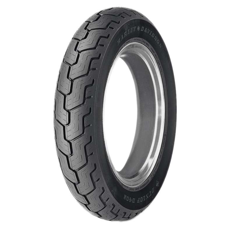 Dunlop D402 Rear Tire - MU85B16 M/C 77H TL - Wide Whitewall