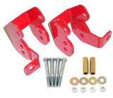 BMR 82-02 3rd Gen F-Body Bolt-On Control Arm Relocation Brackets - Red