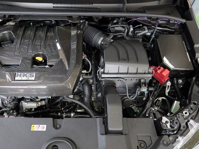 HKS Dry Carbon Fuse Box Cover — Fits 2023 Toyota GR Corolla