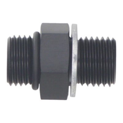 DeatschWerks 6AN ORB Male to M14 X 1.5 Metric Male Fitting - Anodized Matte Black