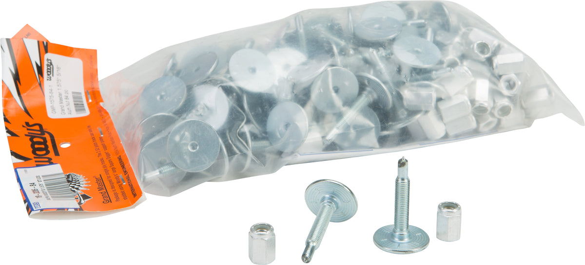 Woodys Grand Master Silver Studs 1.575" 84/PK (GMP-1575-84)