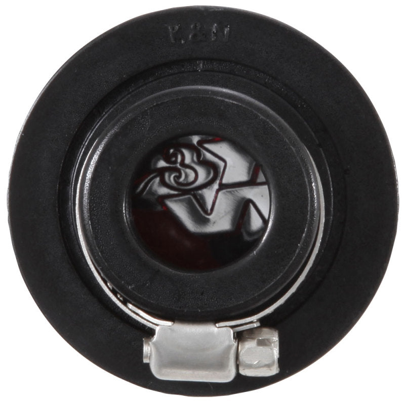 K&N 62-1390 Crankcase Vent Filter — 1.25in Flange ID x 3in OD x 2.5in H Chrome Top