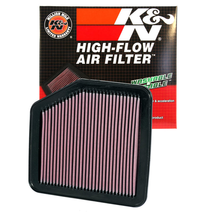 K&N 33-2345 Replacement Air Filter — Fits 2006-2013 Lexus IS250/IS350 & 2007-2011 GS350
