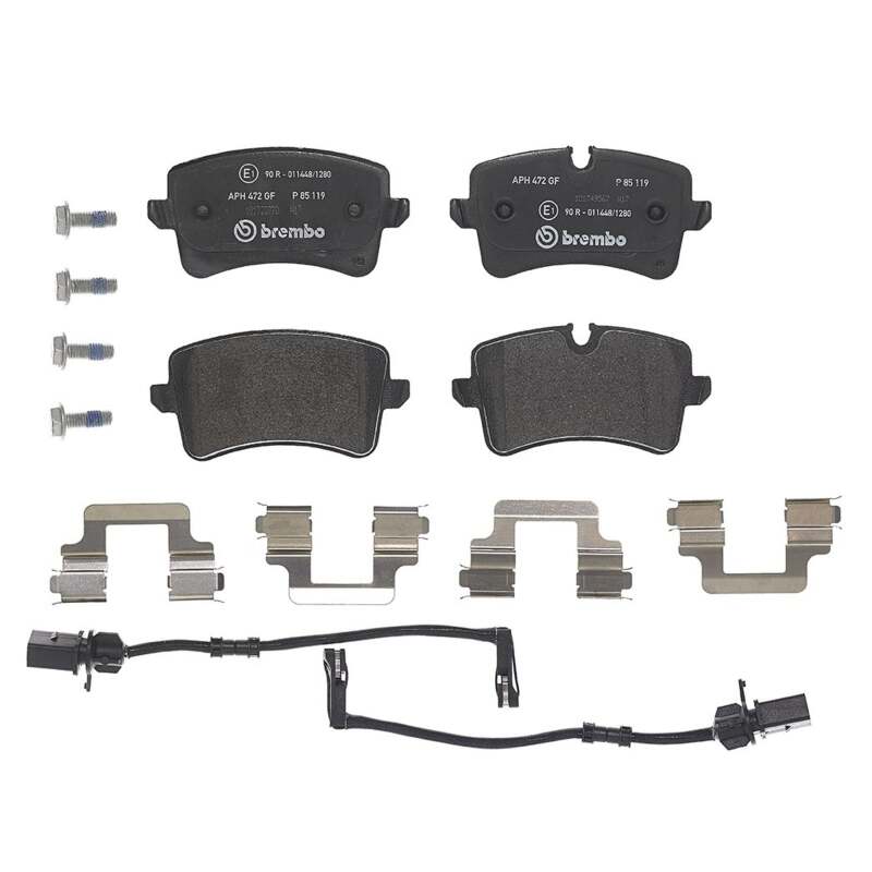 Brembo OE 12-18 Audi A6/A7/14-18 RS7/13-18 S6/S7/20-24 Porsche Macan Low-Met Brake Pad - Rear