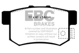 Pastillas de freno traseras EBC 01-03 Acura CL 3.2 Yellowstuff