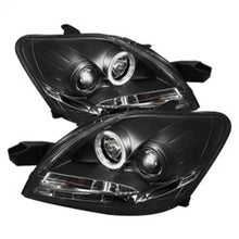 Cargar imagen en el visor de la galería, Faros delanteros de proyector Spyder Toyota Yaris 07-11 4Dr LED Halo DRL Blk PRO-YD-TYA074D-DRL-BK