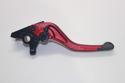 CRG Short Red Brake Lever - Fits 05-06 Kawasaki ZX6R/RR, 04-20 Suzuki GSXR, 06-17 Triumph