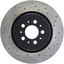 Cargar imagen en el visor de la galería, StopTech Slotted &amp; Drilled Sport Brake Rotor