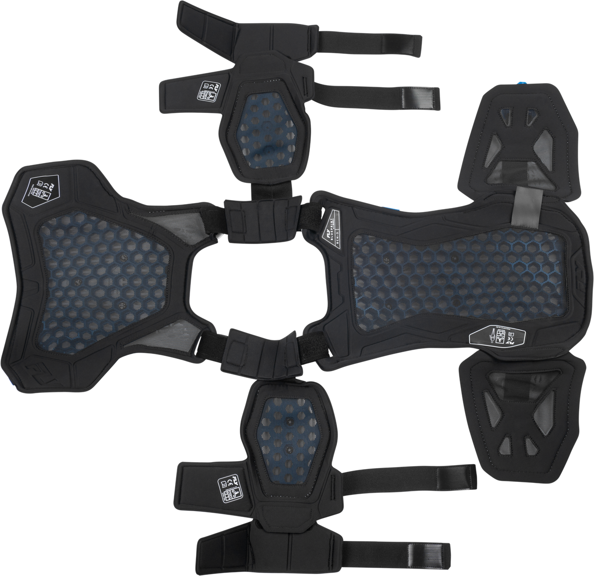 Fly Racing Blueprint RCH-3 Chest Protector White SM/MD (36-6005S)