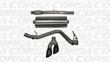 Cargar imagen en el visor de la galería, Corsa 14 GMC Sierra/Chevy Silv 1500 Crew Cab/Short Bed 5.3L V8 Black Sport Single Side CB Exhaust