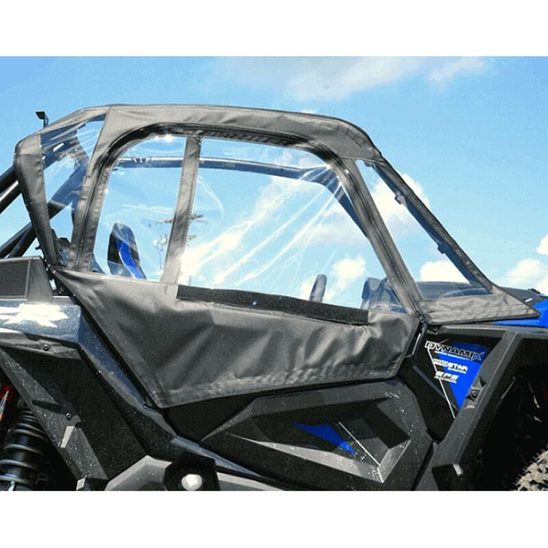 Seizmik 18-21 Polaris RZR Turbo S Soft Doors w/ Zippers Kit (51-21002)
