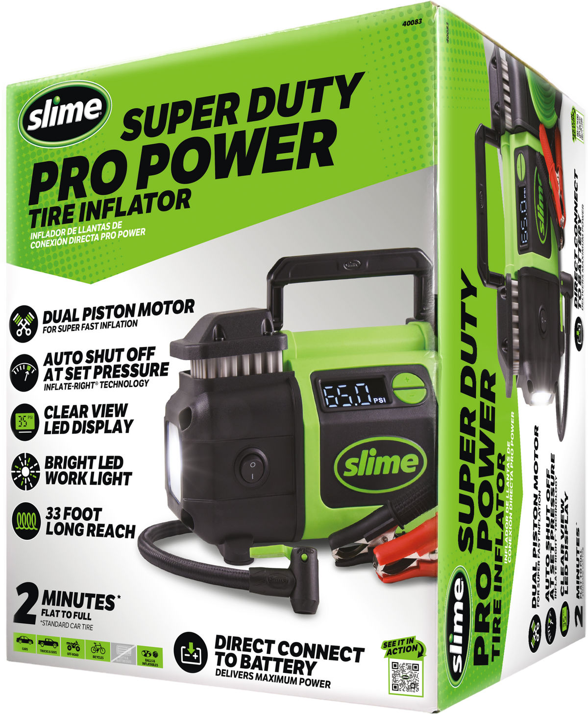Slime Super Duty PRO Power Tire Inflator (40083)