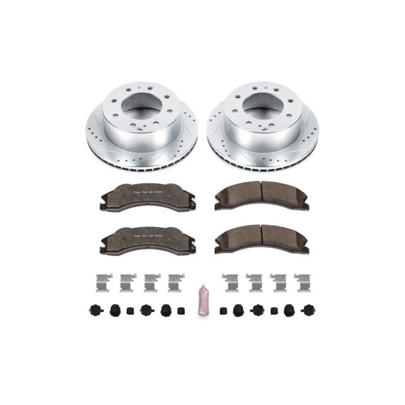 Power Stop Z36 Truck & Tow Rear Brake Kit for 2011-2020 GMC Sierra 3500 HD