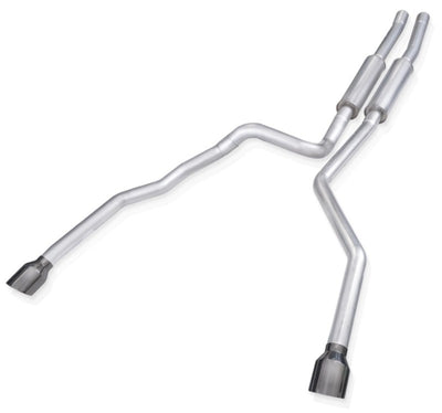 Stainless Works Redline Catback w/ Black Chrome Tips — Fits 2021+ Ram TRX 6.2L