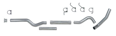 Diamond Eye 4in Catback Stainless Steel Muffler Replacement Pipe — Fits 2001-2005 Chevy GMC 6.6L 2500/3500