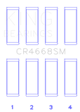 King Chrysler/Mitsubishi/Hyundai/Kia World Engine (Size 0.25 Oversized) Connecting Rod Bearing Set
