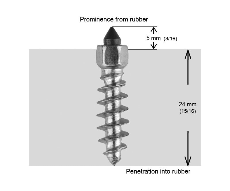 Igrip 25MM Standard Screw Studs QTY 1000 (ST-251000R)