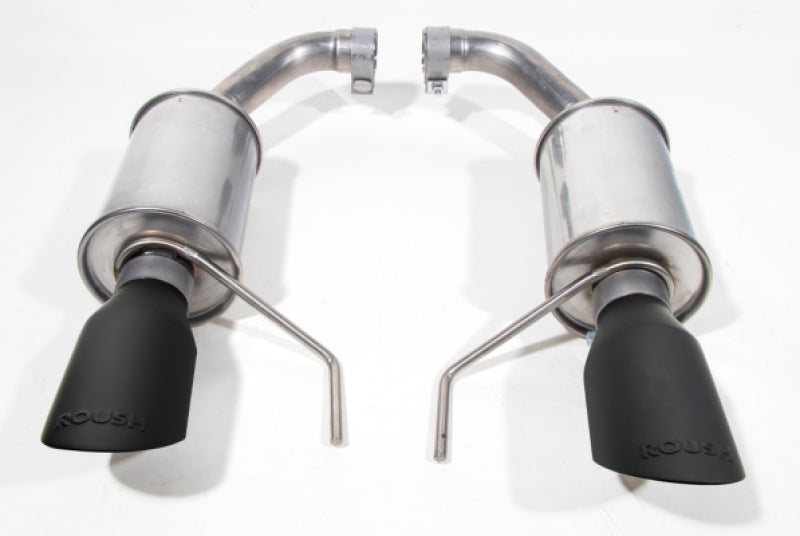 Roush Dual Tip Axle-Back Exhaust w/ Black Tips — Fits 2024 Ford Mustang GT / EcoBoost
