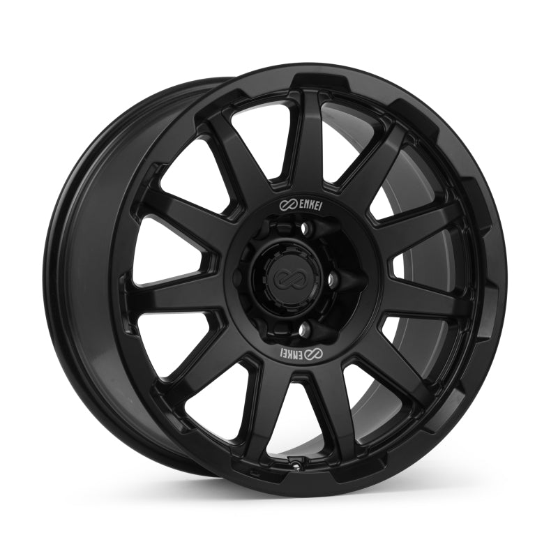 Enkei Trail-Cross 17x9in / 6x139.7 BP / -12mm Offset / 106.1mm Bore - Matte Black Wheel